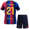 Goedkope FC Barcelona Frenkie de Jong 21 Kids Thuistenue 2026-27