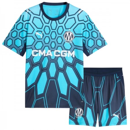 Goedkope Olympique de Marseille Kids Uittenue 2026-27 Blauwe