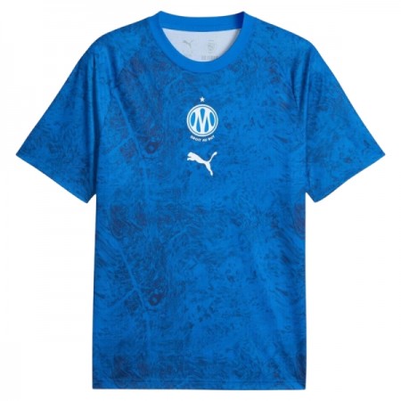Goedkope Olympique de Marseille Pre-Match Shirt 2026-27 Blauwe Goedkope Olympique de Marseille Pre-Match Shirt 2026-27 Blauwe