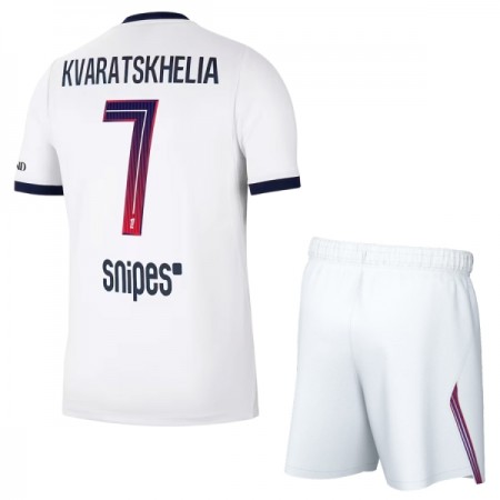 Goedkope Paris Saint Germain Kvaratskhelia 7 Kids Uittenue 2026-27 Goedkope Paris Saint Germain Kvaratskhelia 7 Kids Uittenue 2026-27