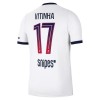 Goedkope Paris Saint Germain Vitinha 17 Uitshirt 2026-27
