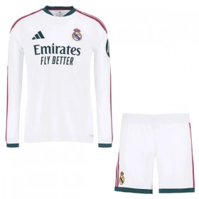 Goedkope Real Madrid Kids Thuistenue 2026-27 Lange Mouw