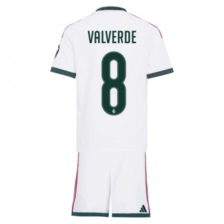 Goedkope Real Madrid Valverde 8 Kids Thuistenue 2026-27 Goedkope Real Madrid Valverde 8 Kids Thuistenue 2026-27