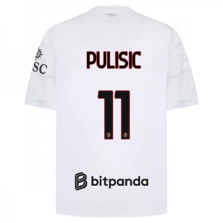 Goedkope AC Milan Pulisic 11 Uitshirt 2026-27 Goedkope AC Milan Pulisic 11 Uitshirt 2026-27