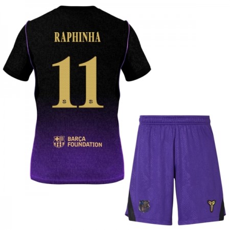 Goedkope FC Barcelona Raphinha 11 Kids Uittenue 2026-27 Goedkope FC Barcelona Raphinha 11 Kids Uittenue 2026-27