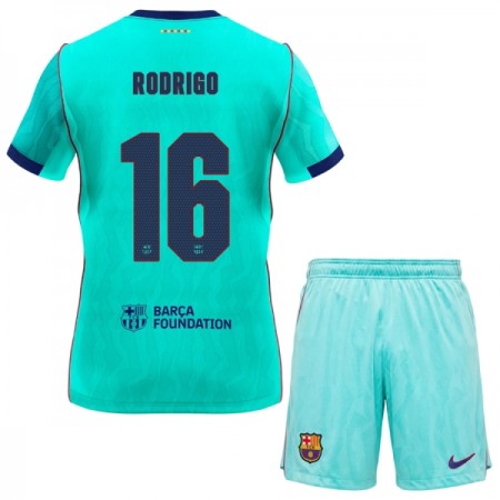 Goedkope FC Barcelona Rodrigo 16 Kids Third Tenue 2026-27 Goedkope FC Barcelona Rodrigo 16 Kids Third Tenue 2026-27