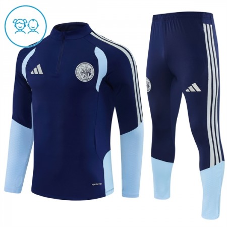 Goedkope Ajax Kind Trainings Sweatshirt Kwart-Zip 2026-27 Blauwe Goedkope Ajax Kind Trainings Sweatshirt Kwart-Zip 2026-27 Blauwe