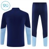 Goedkope Ajax Kind Trainings Sweatshirt Kwart-Zip 2026-27 Blauwe