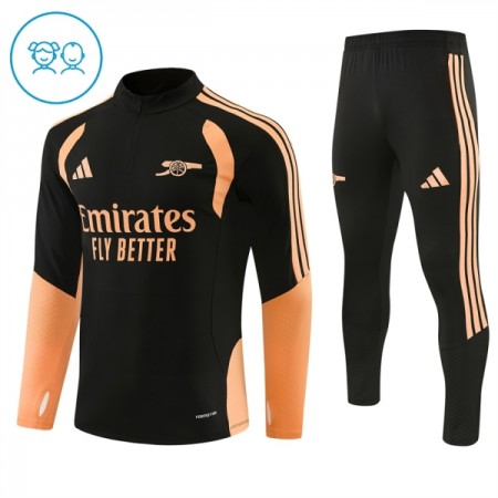 Goedkope Arsenal Kind Trainings Sweatshirt Kwart-Zip 2026-27 Zwarte