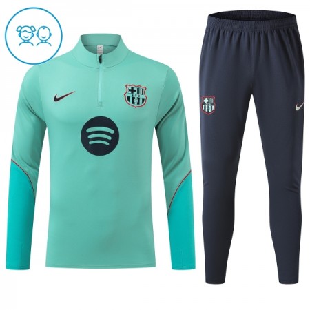 Goedkope Barcelona Kind Trainings Sweatshirt Kwart-Zip 2026-27 Groene Goedkope Barcelona Kind Trainings Sweatshirt Kwart-Zip 2026-27 Groene