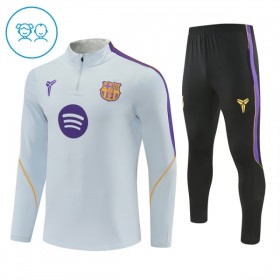 Goedkope Barcelona Kind Trainings Sweatshirt Kwart-Zip 2026-27 Witte