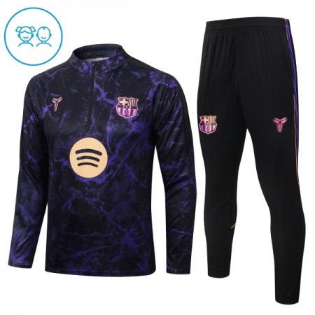 Goedkope Barcelona Kind Trainings Sweatshirt Kwart-Zip 2026-27 Zwarte