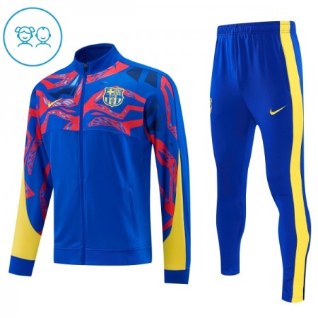 Goedkope Barcelona Kind Trainingsjack Pak 2026-27 Blauwe Goedkope Barcelona Kind Trainingsjack Pak 2026-27 Blauwe