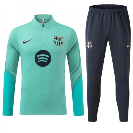 Goedkope Barcelona Trainings Sweatshirt Kwart-Zip 2026-27 Groene