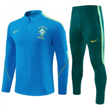 Goedkope Brazilië Trainings Sweatshirt Kwart-Zip 2026-27 Blauwe Goedkope Brazilië Trainings Sweatshirt Kwart-Zip 2026-27 Blauwe