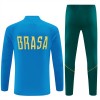 Goedkope Brazilië Trainings Sweatshirt Kwart-Zip 2026-27 Blauwe