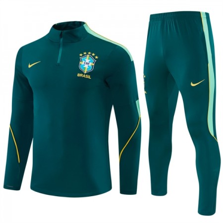 Goedkope Brazilië Trainings Sweatshirt Kwart-Zip 2026-27 Groene Goedkope Brazilië Trainings Sweatshirt Kwart-Zip 2026-27 Groene