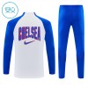 Goedkope Chelsea Kind Trainings Sweatshirt Kwart-Zip 2026-27 Witte