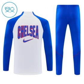 Goedkope Chelsea Kind Trainings Sweatshirt Kwart-Zip 2026-27 Witte