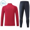 Goedkope FC Barcelona Kind Trainings Sweatshirt Kwart-Zip 2026-27 Rode