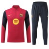 Goedkope FC Barcelona Trainings Sweatshirt Kwart-Zip 2026-27 Rode