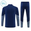 Goedkope FC Bayern München Kind Trainings Sweatshirt Kwart-Zip 2026-27 Blauwe