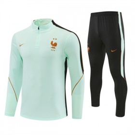 Goedkope Frankrijk Trainings Sweatshirt Kwart-Zip 2026-27 Witte