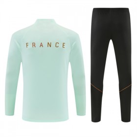 Goedkope Frankrijk Trainings Sweatshirt Kwart-Zip 2026-27 Witte