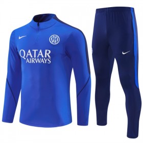 Goedkope Inter Milan Trainings Sweatshirt Kwart-Zip 2026-27 Blauwe