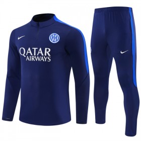 Goedkope Inter Milan Trainings Sweatshirt Kwart-Zip 2026-27 Blauwe