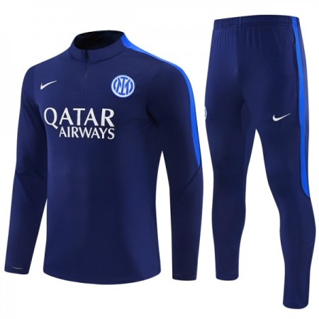 Goedkope Inter Milan Trainings Sweatshirt Kwart-Zip 2026-27 Blauwe Goedkope Inter Milan Trainings Sweatshirt Kwart-Zip 2026-27 Blauwe