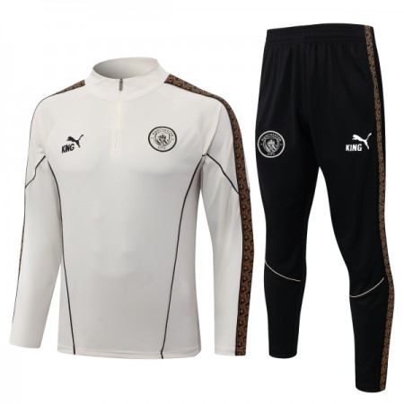 Goedkope Manchester City Trainings Sweatshirt Kwart-Zip 2026-27 Grijze