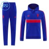 Goedkope Manchester United Hoodie Kind Trainings Sweatshirt 2026-27 Blauwe
