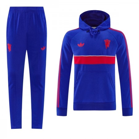 Goedkope Manchester United Hoodie Trainings Sweatshirt 2026-27 Blauwe