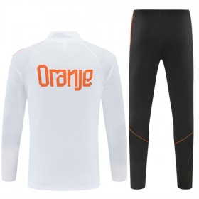 Goedkope Nederland Trainings Sweatshirt Kwart-Zip 2026-27 Witte