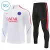 Goedkope Paris Saint Germain Kind Trainings Sweatshirt Kwart-Zip 2026-27 Witte