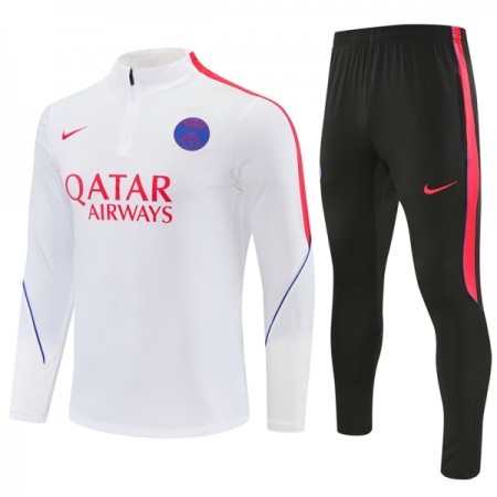Goedkope Paris Saint Germain Trainings Sweatshirt Kwart-Zip 2026-27 Witte Goedkope Paris Saint Germain Trainings Sweatshirt Kwart-Zip 2026-27 Witte