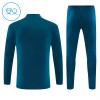 Goedkope Portugal Kind Trainings Sweatshirt Kwart-Zip 2026-27 Blauwe