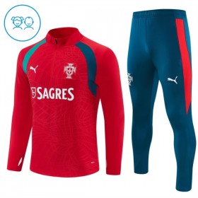 Goedkope Portugal Kind Trainings Sweatshirt Kwart-Zip 2026-27 Rode