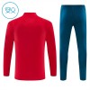 Goedkope Portugal Kind Trainings Sweatshirt Kwart-Zip 2026-27 Rode
