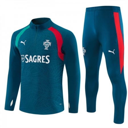 Goedkope Portugal Trainings Sweatshirt Kwart-Zip 2026-27 Blauwe Goedkope Portugal Trainings Sweatshirt Kwart-Zip 2026-27 Blauwe