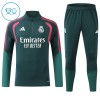 Goedkope Real Madrid Kind Trainings Sweatshirt Kwart-Zip 2026-27 Groene Goedkope Real Madrid Kind Trainings Sweatshirt Kwart-Zip 2026-27 Groene