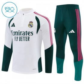 Goedkope Real Madrid Kind Trainings Sweatshirt Kwart-Zip 2026-27 Witte