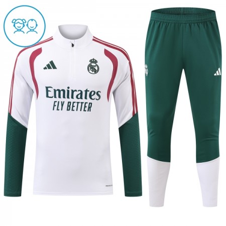 Goedkope Real Madrid Kind Trainings Sweatshirt Kwart-Zip 2026-27 Witte