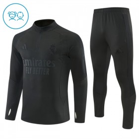 Goedkope Real Madrid Kind Trainings Sweatshirt Kwart-Zip 2026-27 Zwarte