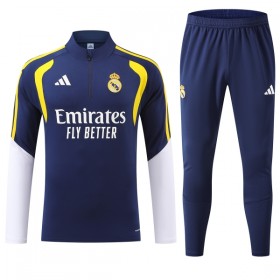 Goedkope Real Madrid Trainings Sweatshirt Kwart-Zip 2026-27 Blauwe