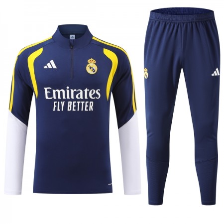 Goedkope Real Madrid Trainings Sweatshirt Kwart-Zip 2026-27 Blauwe