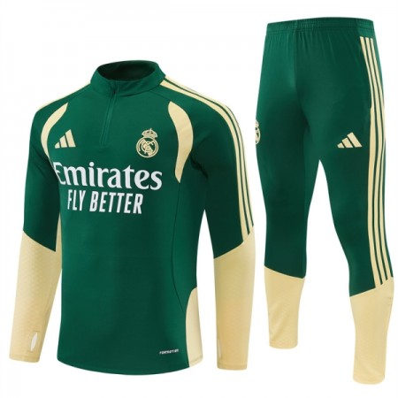 Goedkope Real Madrid Trainings Sweatshirt Kwart-Zip 2026-27 Groene