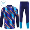 Goedkope Spanje Kind Trainings Sweatshirt Kwart-Zip 2026-27 Blauwe
