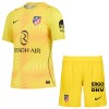 Goedkope Atlético Madrid Doelman Kids Tenue 2026-27 gele Goedkope Atlético Madrid Doelman Kids Tenue 2026-27 gele